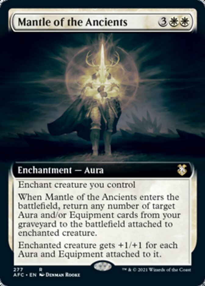 Mantle of the Ancients (Extended Art) [Dungeons & Dragons: Adventures in the Forgotten Realms Commander] | Good Games Modbury