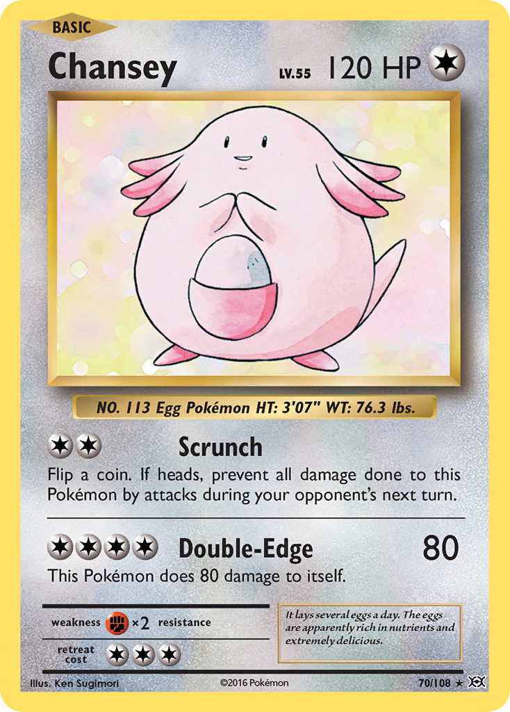 Chansey (70/108) [XY: Evolutions] | Good Games Modbury