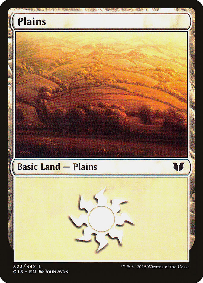 Plains (323) [Commander 2015] | Good Games Modbury