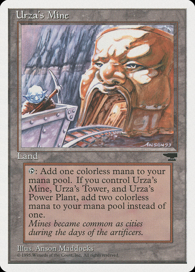 Urza's Mine (Mine Cart Entering Mouth) [Chronicles] | Good Games Modbury