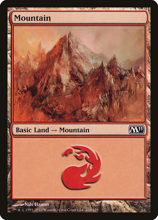 Mountain (244) [Magic 2011] | Good Games Modbury