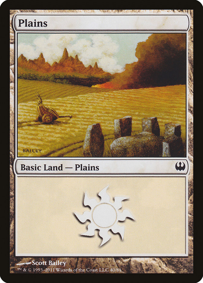 Plains (40) [Duel Decks: Knights vs. Dragons] | Good Games Modbury