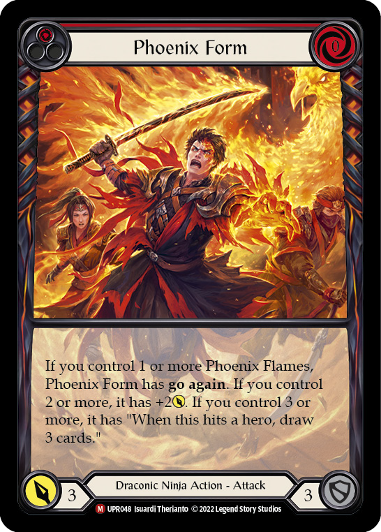 Phoenix Form (Extended Art) [UPR048] (Uprising)  Rainbow Foil | Good Games Modbury