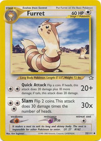 Furret (35/111) [Neo Genesis Unlimited] | Good Games Modbury