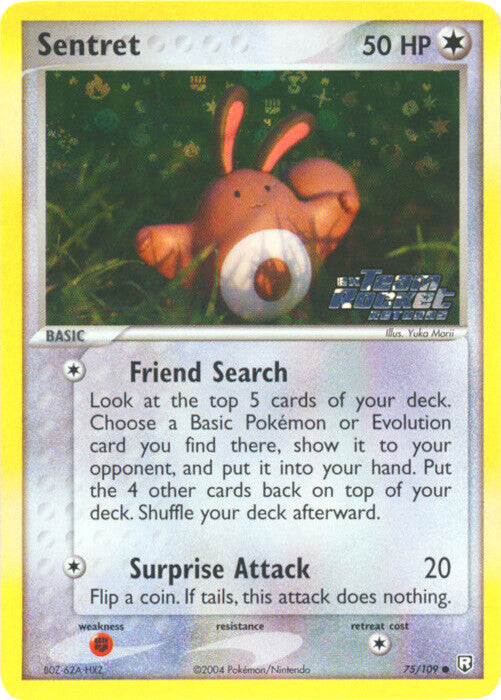 Sentret (75/109) (Stamped) [EX: Team Rocket Returns] | Good Games Modbury