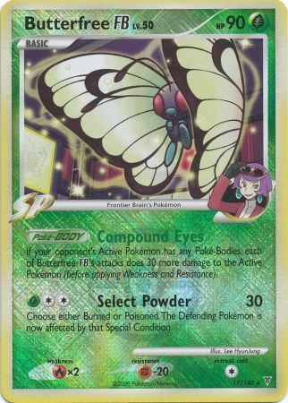 Butterfree FB LV.50 (17/147) (League Promo) [Platinum: Supreme Victors] | Good Games Modbury