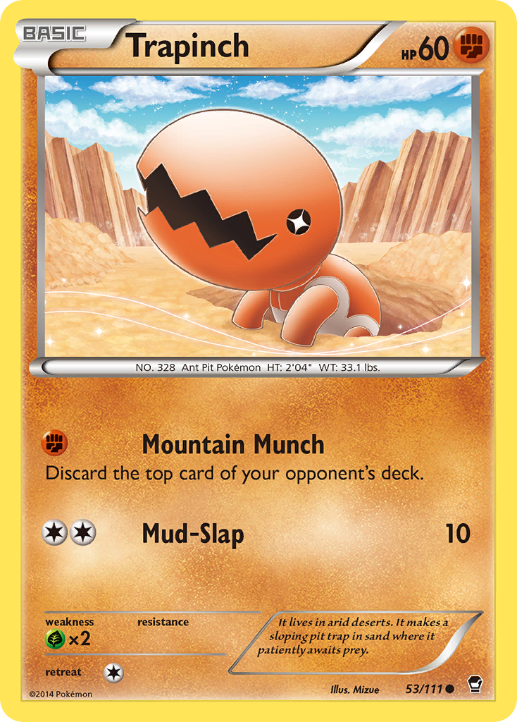 Trapinch (53/111) [XY: Furious Fists] | Good Games Modbury