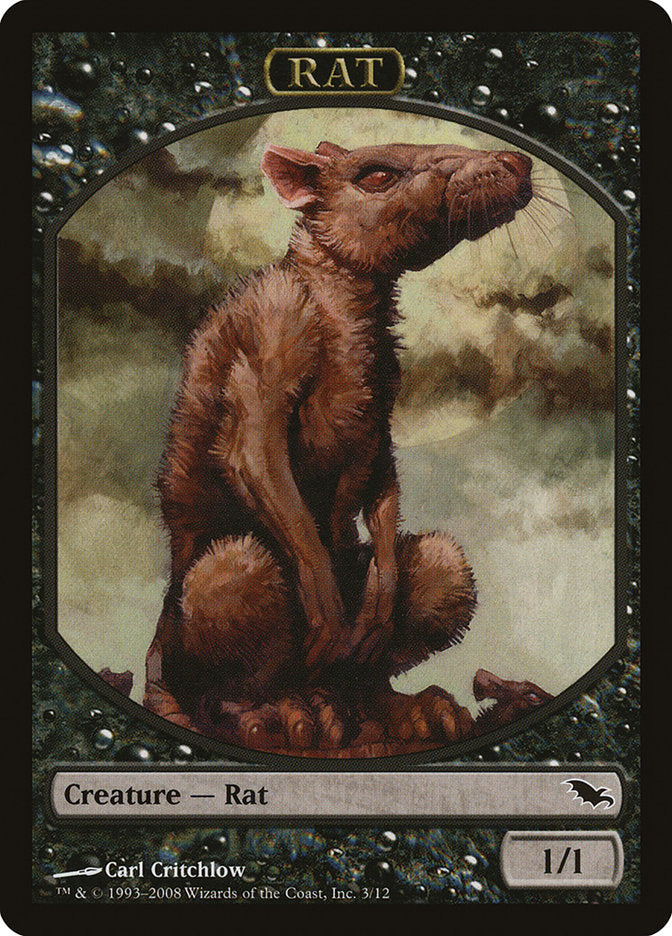 Rat Token [Shadowmoor Tokens] | Good Games Modbury