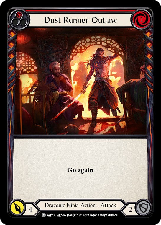 Dust Runner Outlaw (Red) [FAI018] (Uprising Fai Blitz Deck) | Good Games Modbury
