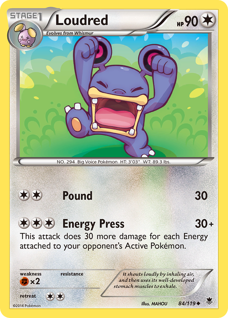 Loudred (84/119) [XY: Phantom Forces] | Good Games Modbury