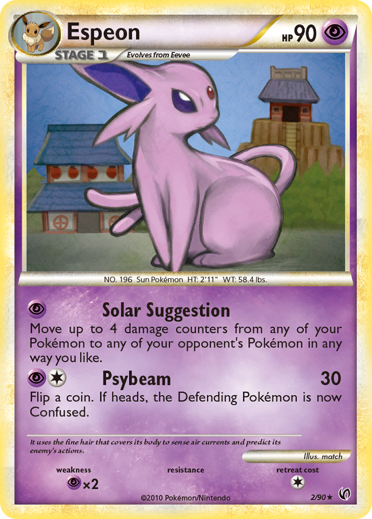 Espeon (2/90) [HeartGold & SoulSilver: Undaunted] | Good Games Modbury