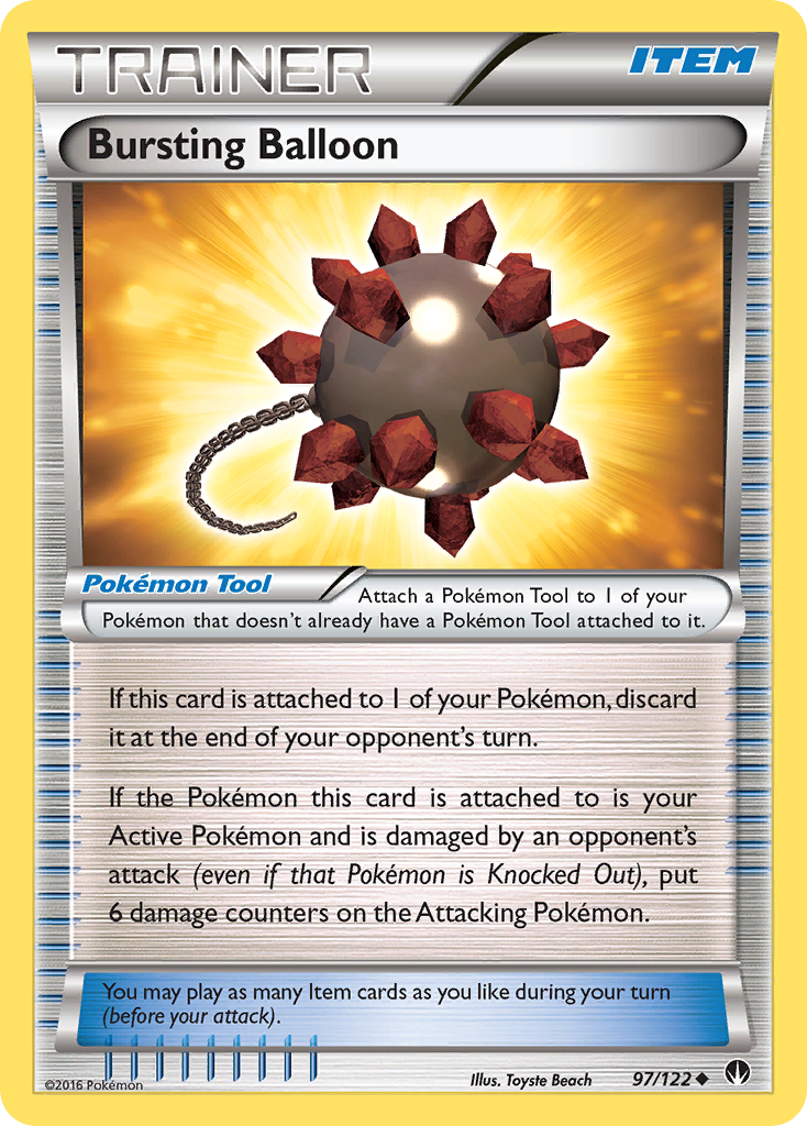 Bursting Balloon (97/122) [XY: BREAKpoint] | Good Games Modbury