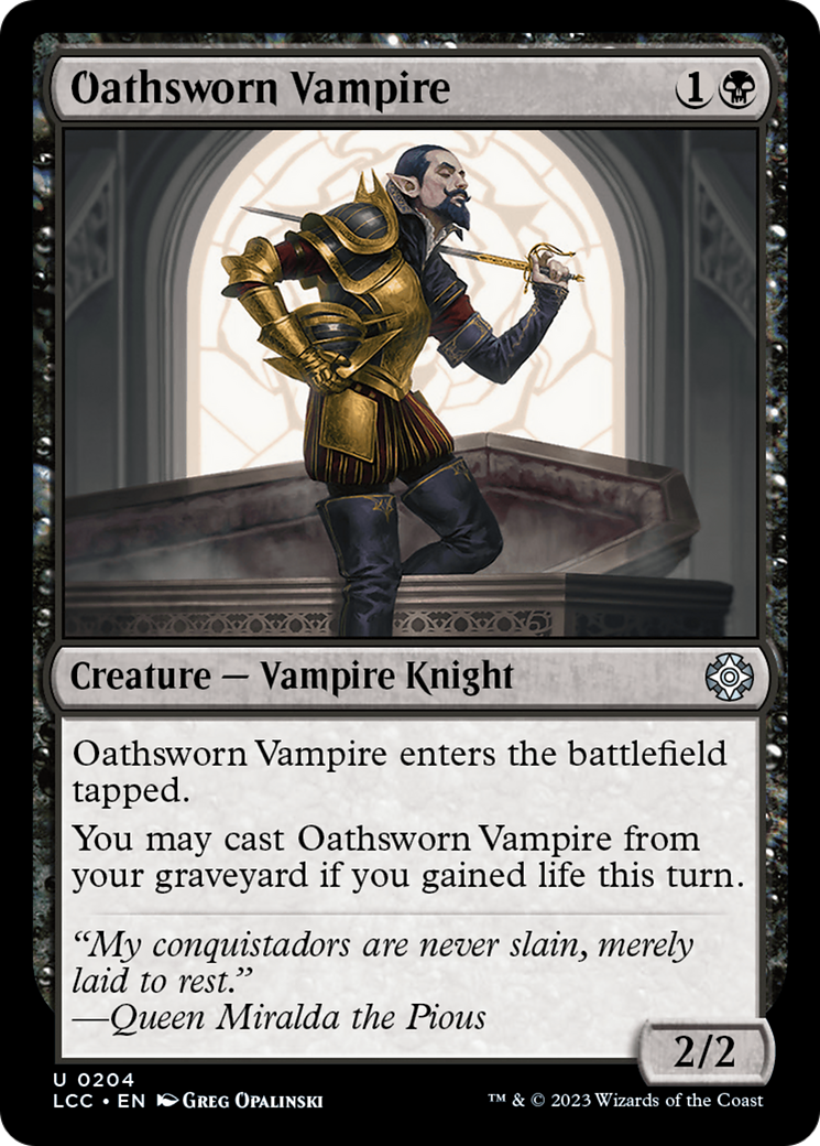 Oathsworn Vampire [The Lost Caverns of Ixalan Commander] | Good Games Modbury