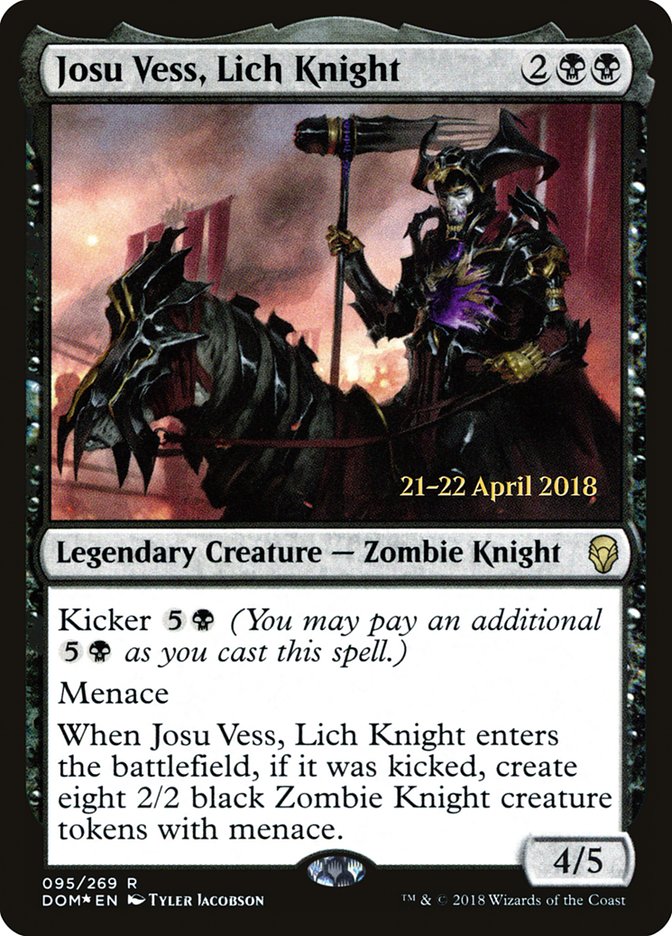 Josu Vess, Lich Knight [Dominaria Prerelease Promos] | Good Games Modbury