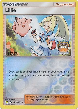 Lillie (125a/156) (Regional Promo Staff) [Sun & Moon: Ultra Prism] | Good Games Modbury