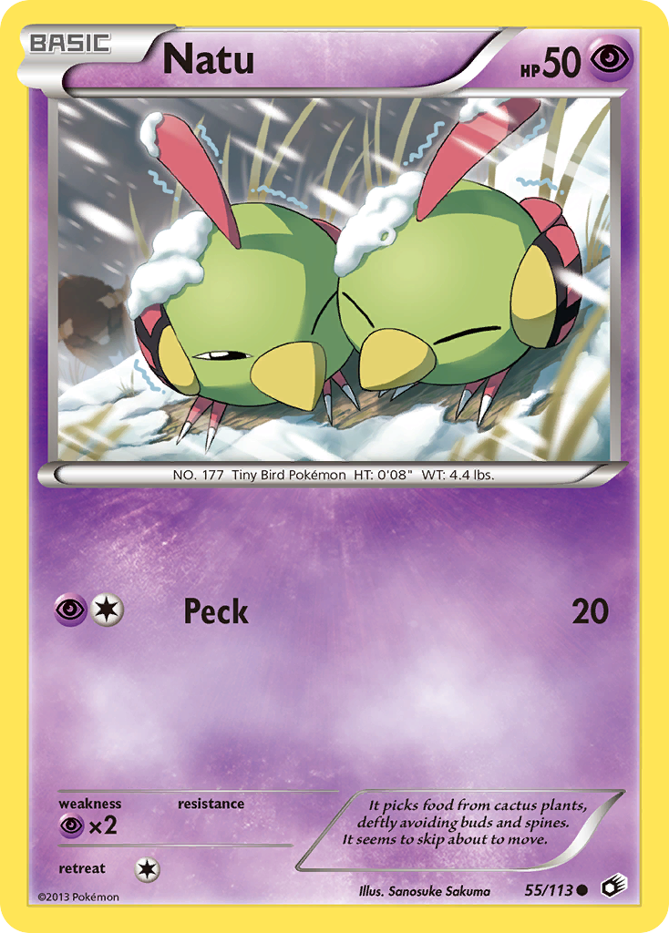 Natu (55/113) [Black & White: Legendary Treasures] | Good Games Modbury