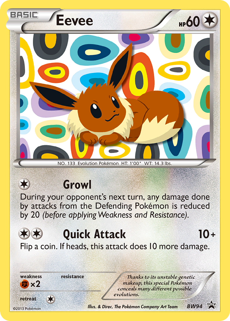 Eevee (BW94) [Black & White: Black Star Promos] | Good Games Modbury