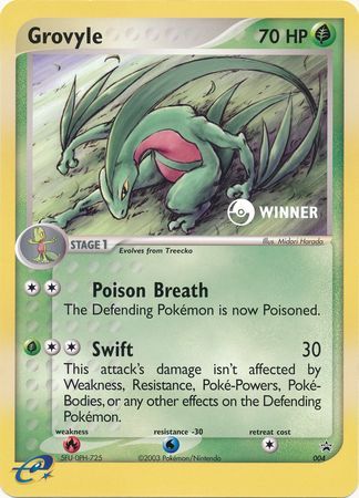 Grovyle (004) (Jumbo Card) [Nintendo: Black Star Promos] | Good Games Modbury