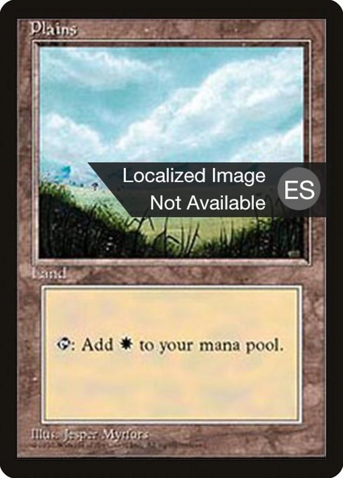 Plains (A) [Fourth Edition (Foreign Black Border)] | Good Games Modbury