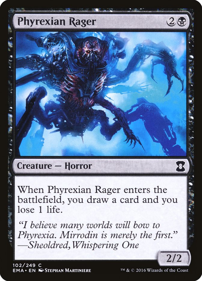 Phyrexian Rager [Eternal Masters] | Good Games Modbury