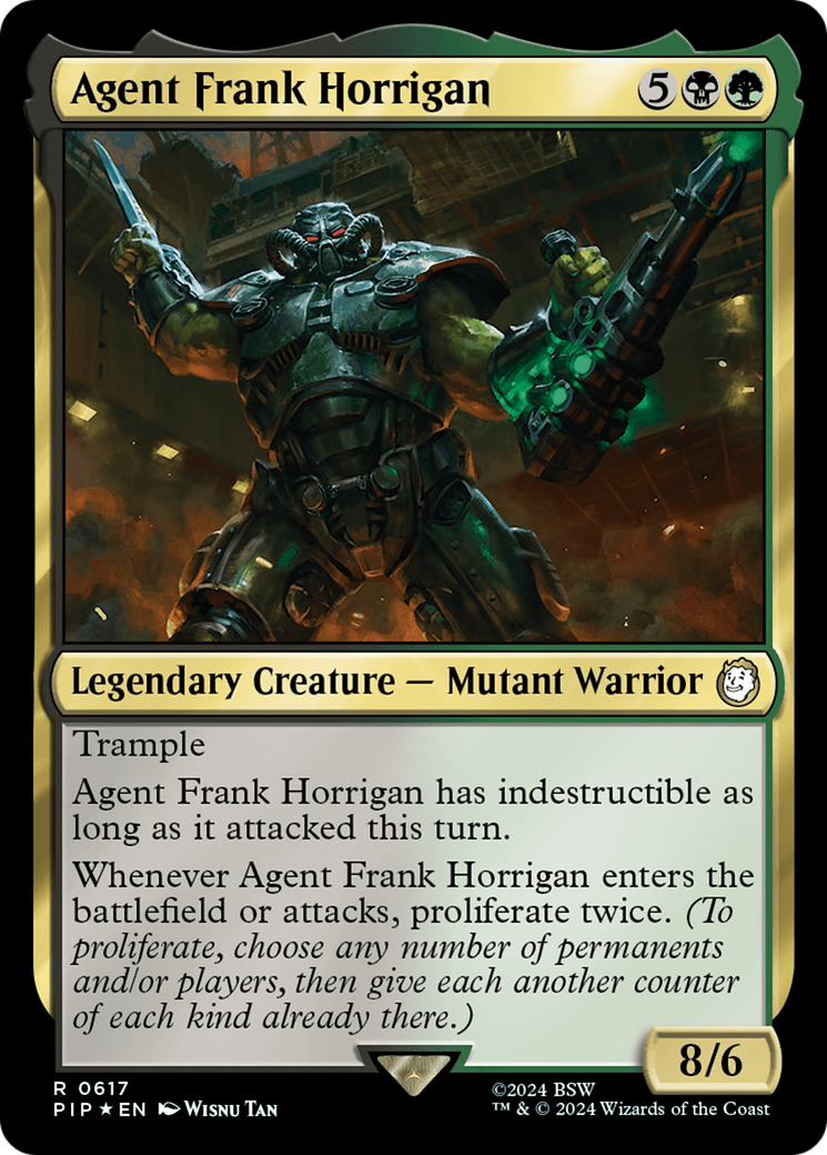 Agent Frank Horrigan (Surge Foil) [Fallout] | Good Games Modbury