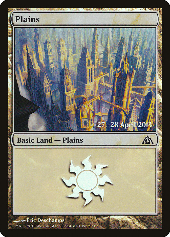 Plains (157) [Dragon's Maze Prerelease Promos] | Good Games Modbury