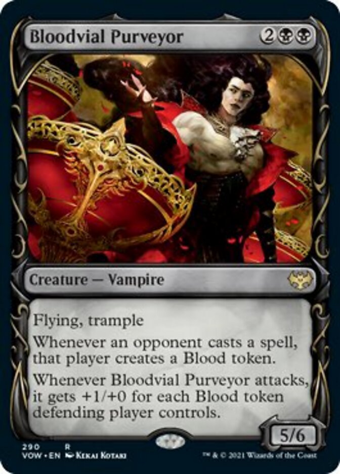 Bloodvial Purveyor (Showcase Fang Frame) [Innistrad: Crimson Vow] | Good Games Modbury