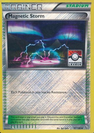 Magnetic Storm (91/106) (League Promo) [XY: Flashfire] | Good Games Modbury
