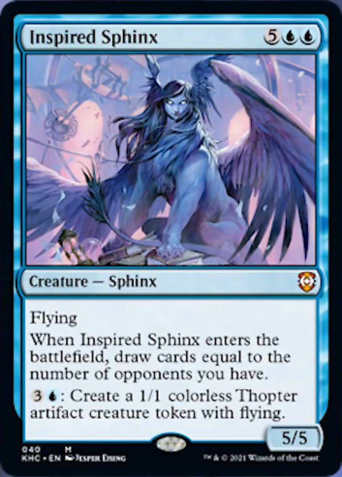 Inspired Sphinx [Kaldheim Commander] | Good Games Modbury