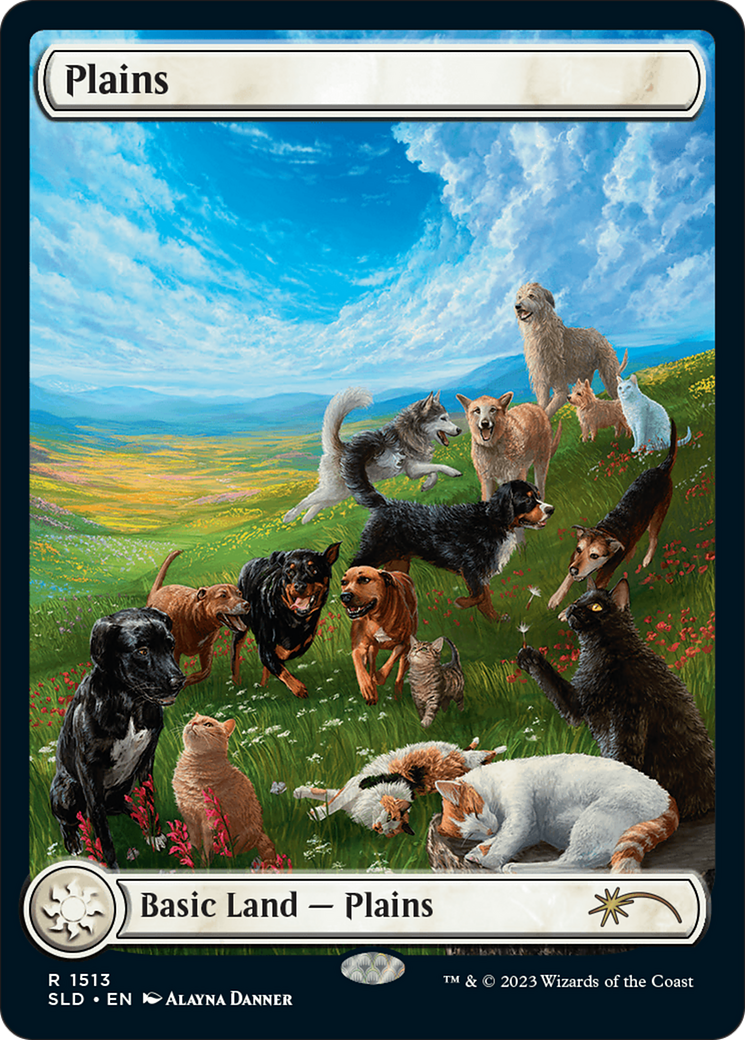 Plains (1513) [Secret Lair Commander Deck: Raining Cats and Dogs] | Good Games Modbury