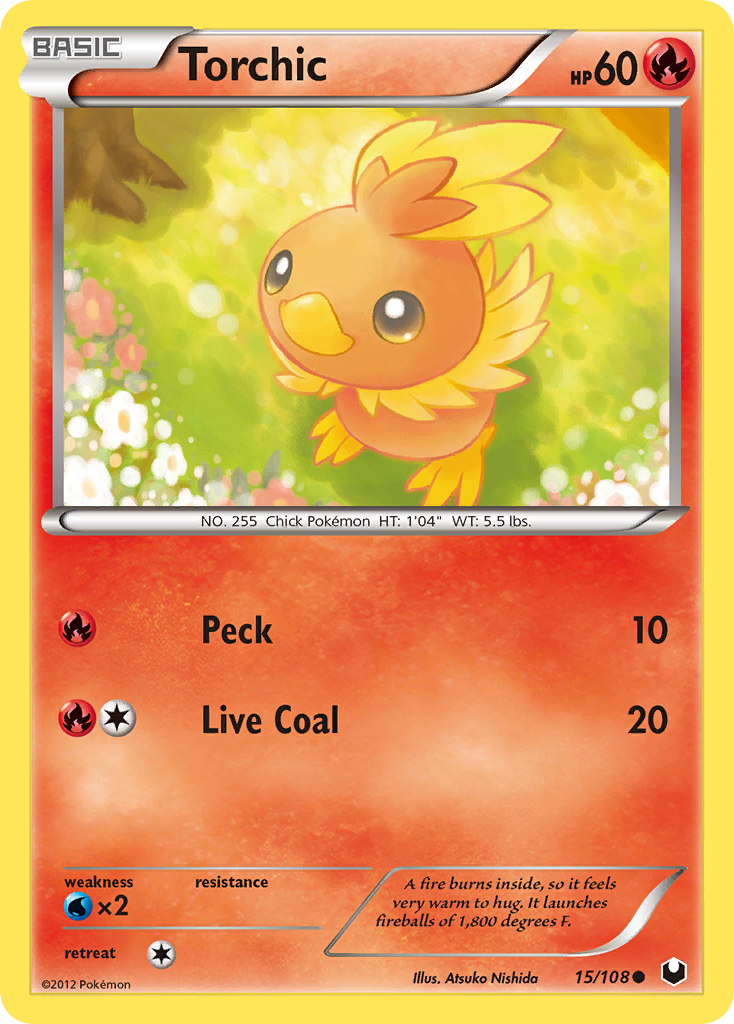 Torchic (15/108) [Black & White: Dark Explorers] | Good Games Modbury