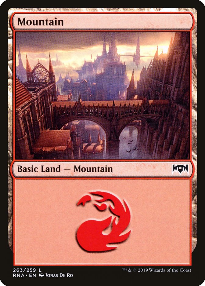 Mountain (263) [Ravnica Allegiance] | Good Games Modbury