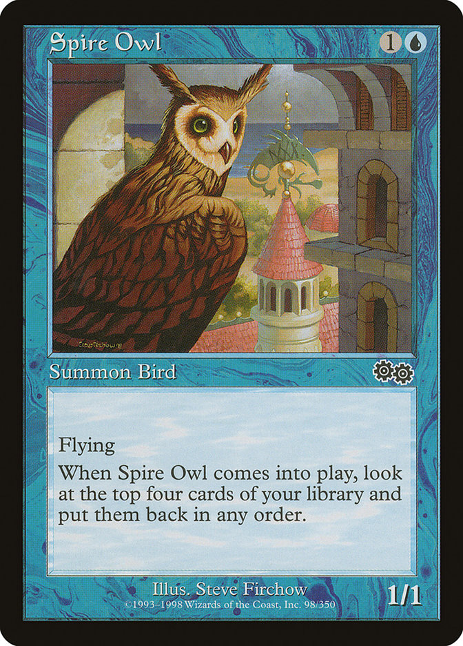 Spire Owl [Urza's Saga] | Good Games Modbury