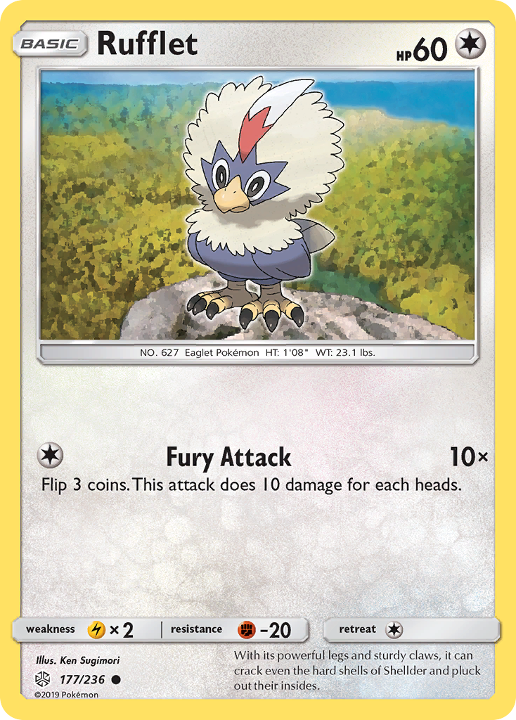 Rufflet (177/236) [Sun & Moon: Cosmic Eclipse] | Good Games Modbury