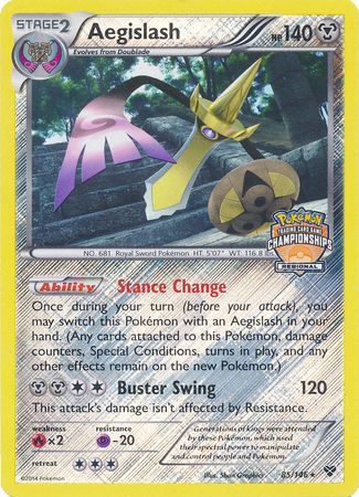 Aegislash (85/146) (Regional Championship Promo) [XY: Base Set] | Good Games Modbury