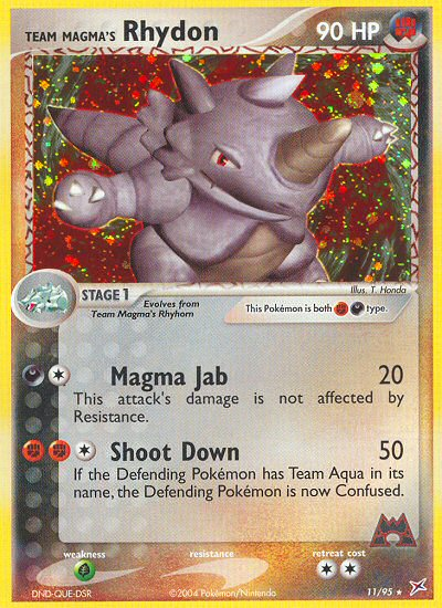 Team Magma's Rhydon (11/95) [EX: Team Magma vs Team Aqua] | Good Games Modbury