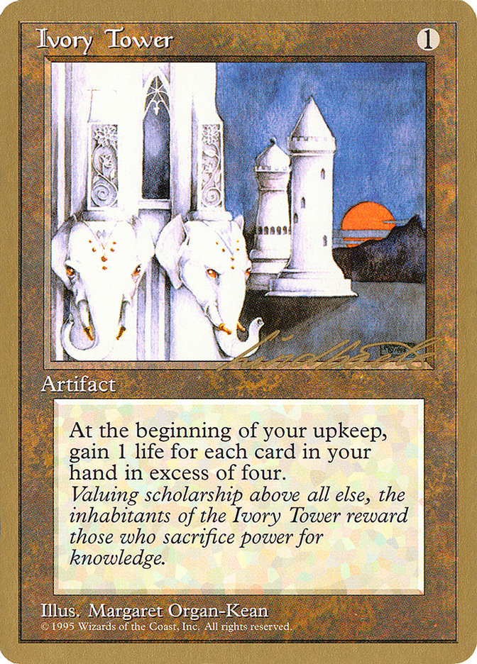 Ivory Tower (Leon Lindback) [Pro Tour Collector Set] | Good Games Modbury