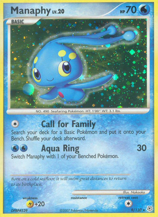 Manaphy (9/130) [Diamond & Pearl: Base Set] | Good Games Modbury