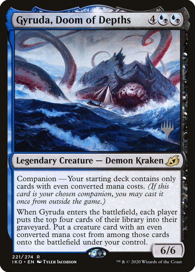 Gyruda, Doom of Depths (Promo Pack) [Ikoria: Lair of Behemoths Promos] | Good Games Modbury