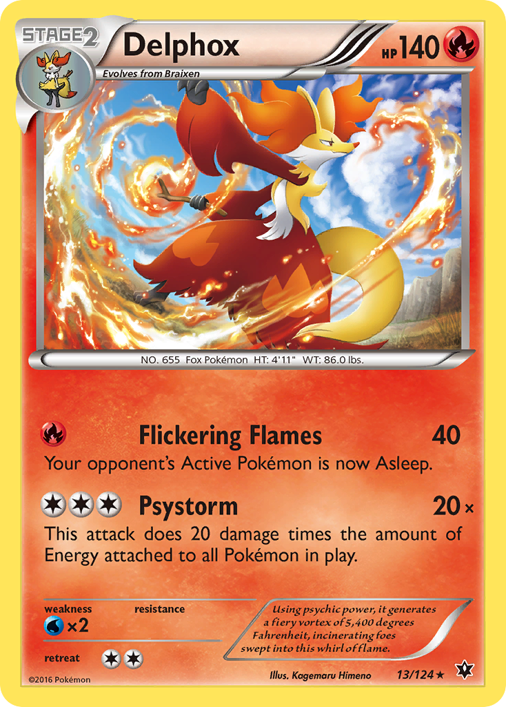 Delphox (13/124) [XY: Fates Collide] | Good Games Modbury