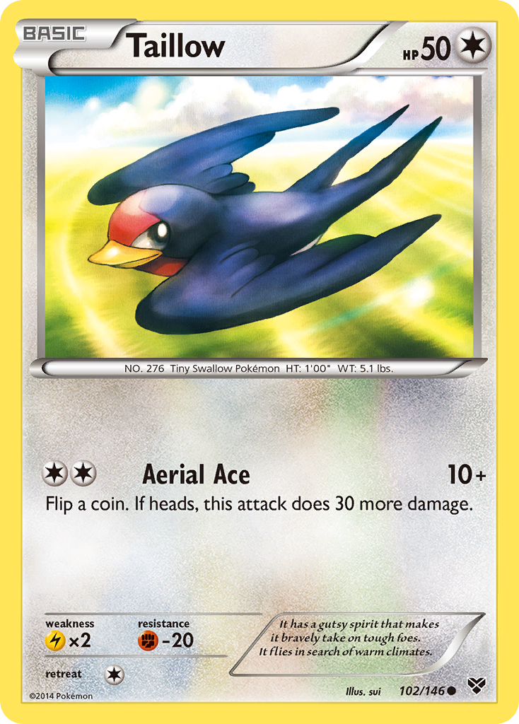 Taillow (102/146) [XY: Base Set] | Good Games Modbury