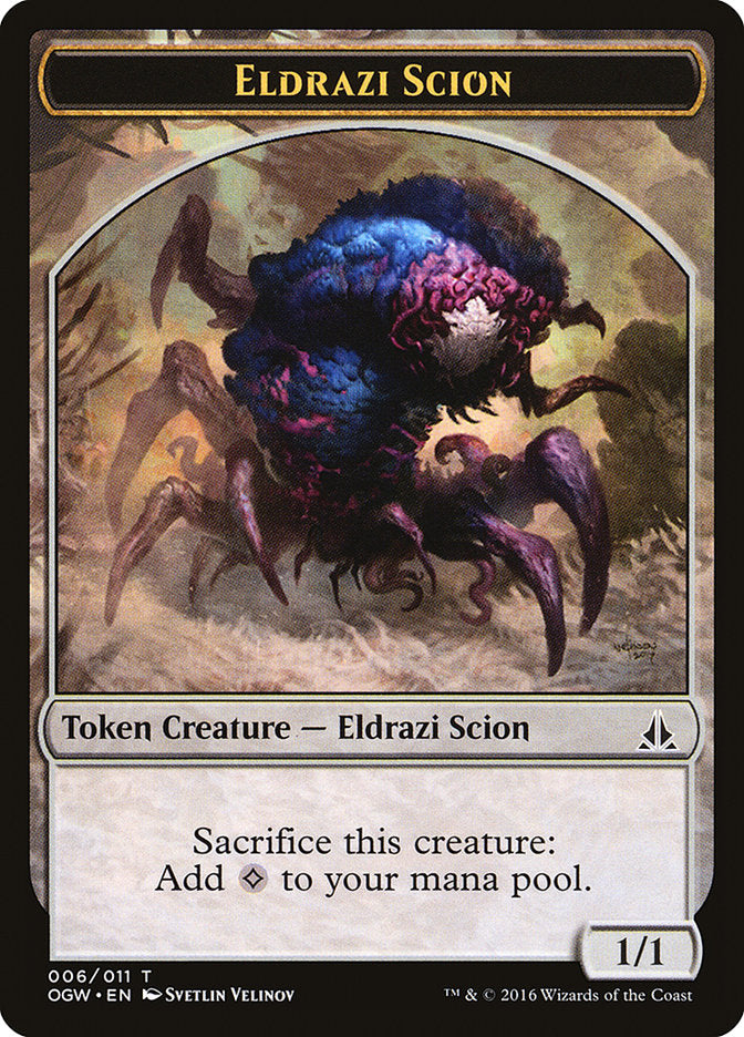 Eldrazi Scion Token (006/011) [Oath of the Gatewatch Tokens] | Good Games Modbury