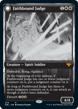 Faithbound Judge // Sinner's Judgment [Innistrad: Double Feature] | Good Games Modbury