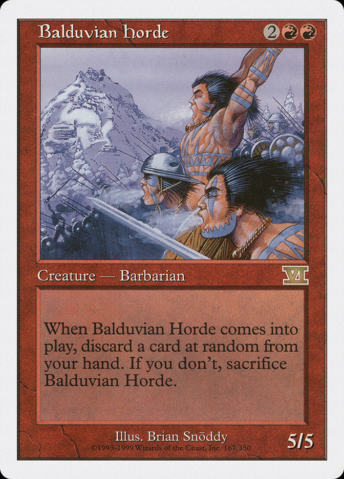 Balduvian Horde [Classic Sixth Edition] | Good Games Modbury