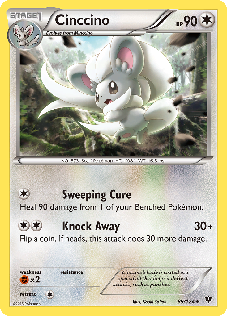 Cinccino (89/124) [XY: Fates Collide] | Good Games Modbury