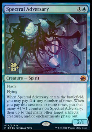 Spectral Adversary [Innistrad: Midnight Hunt Prerelease Promos] | Good Games Modbury