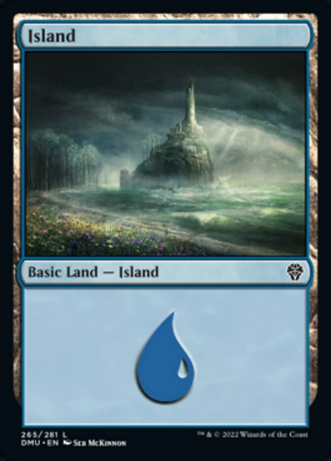 Island (265) [Dominaria United] | Good Games Modbury