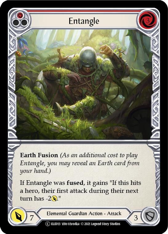 Entangle (Red) [U-ELE013] (Tales of Aria Unlimited)  Unlimited Rainbow Foil | Good Games Modbury