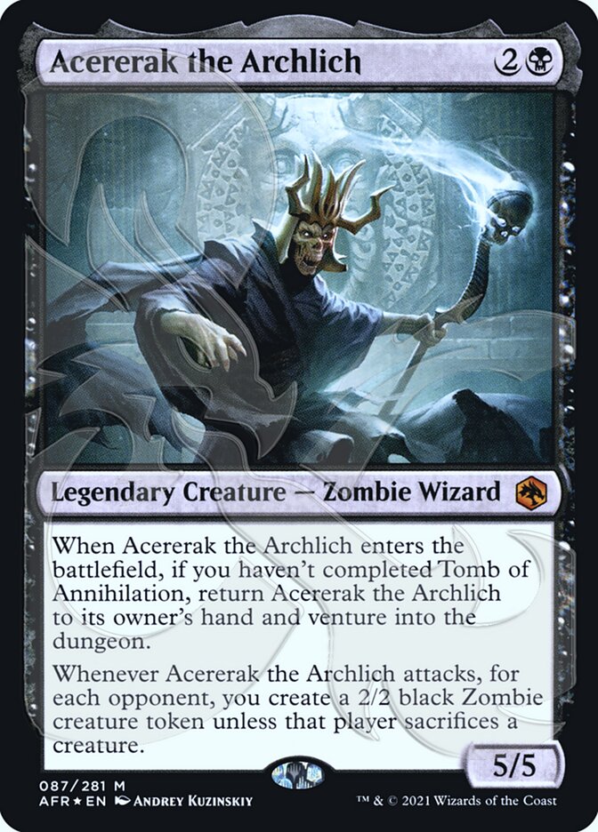 Acererak the Archlich (Ampersand Promo) [Dungeons & Dragons: Adventures in the Forgotten Realms Promos] | Good Games Modbury
