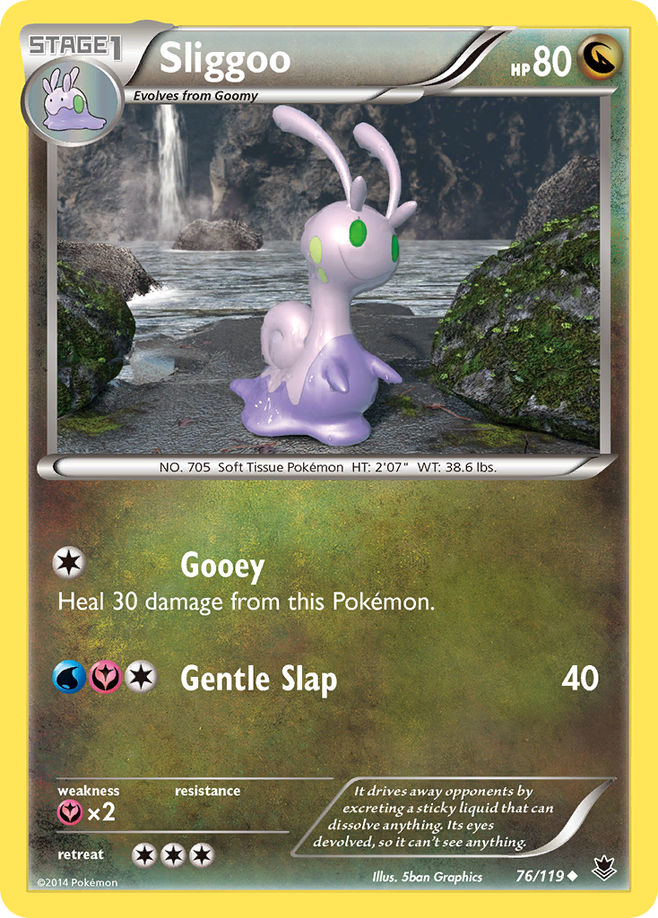 Sliggoo (76/119) [XY: Phantom Forces] | Good Games Modbury